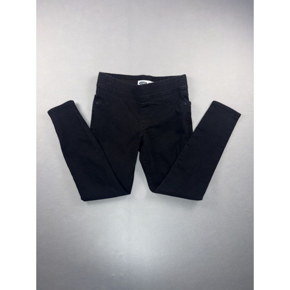 Old Navy Black Super Skinny Mid Rise Jegging 4 Petite